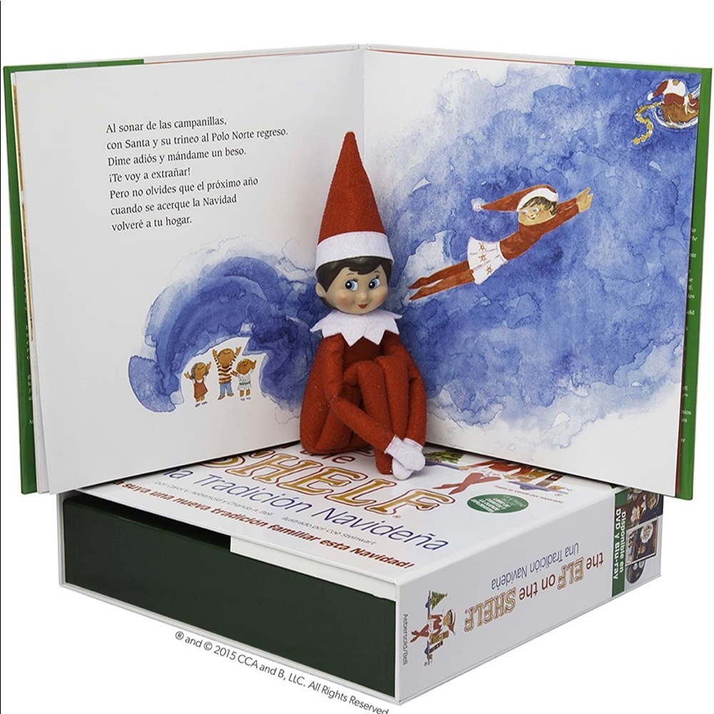 BRAND NEW! Girl Elf with BLUE EYES on the Shelf, with Christmas Storybook - Picture 4 of 4